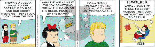 Nancy on Saturday April 4, 2020 Comic Strip