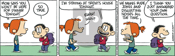 Baby Blues on Friday October 9, 2015 Comic Strip