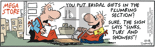 Frank and Ernest on Friday December 18, 2009 Comic Strip