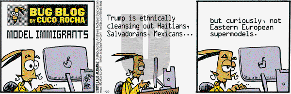 La Cucaracha on Monday January 22, 2018 Comic Strip