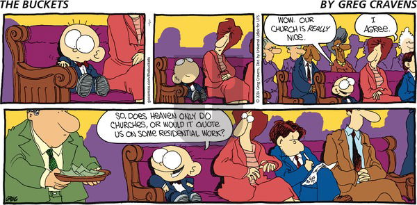 The Buckets on Sunday June 1, 2014 Comic Strip