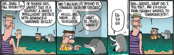Monty on Thursday April 8, 2021 Comic Strip