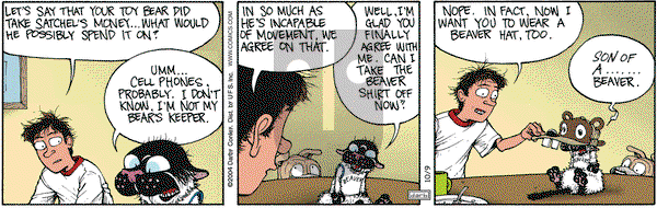 Get Fuzzy on Saturday October 9, 2004 Comic Strip