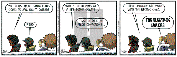 The Boondocks on Thursday December 9, 2004 Comic Strip