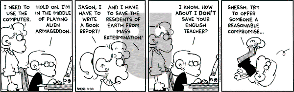 FoxTrot on Thursday September 30, 2004 Comic Strip