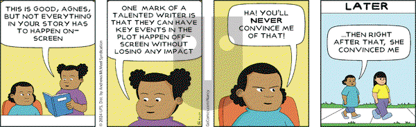 Nancy - Monday April 22, 2024 Comic Strip