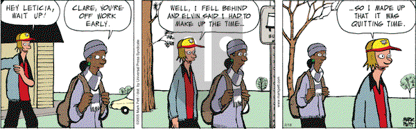 Lucky Cow - Friday February 18, 2005 Comic Strip
