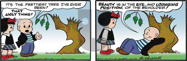 Nancy on Tuesday October 7, 2014 Comic Strip
