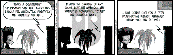 The Boondocks on Wednesday August 21, 2013 Comic Strip