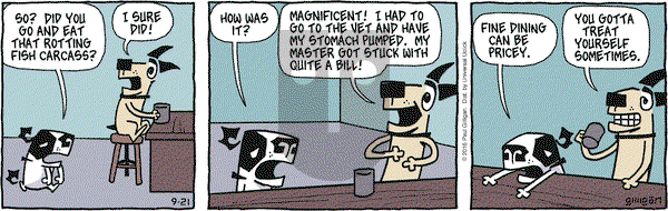 Pooch Cafe on Wednesday September 21, 2016 Comic Strip