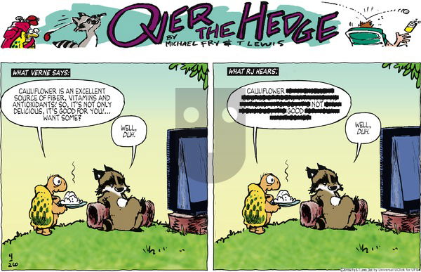 Over the Hedge on Sunday April 26, 2015 Comic Strip