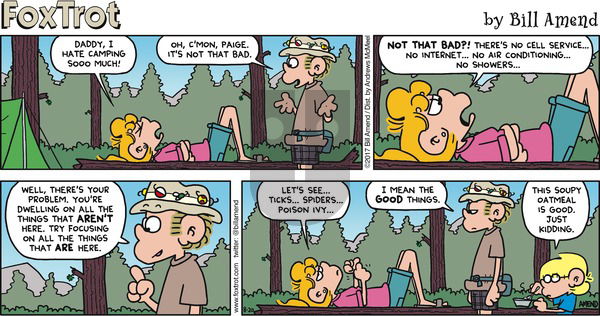 FoxTrot on Sunday August 20, 2017 Comic Strip