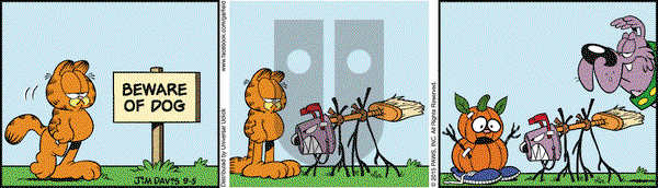Garfield on Saturday September 5, 2015 Comic Strip