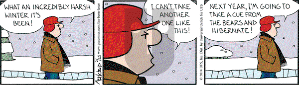 The Born Loser on Tuesday February 25, 2014 Comic Strip
