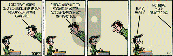 Grand Avenue on Wednesday April 6, 2016 Comic Strip