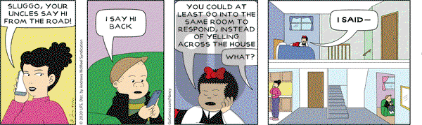 Nancy on Monday April 27, 2020 Comic Strip