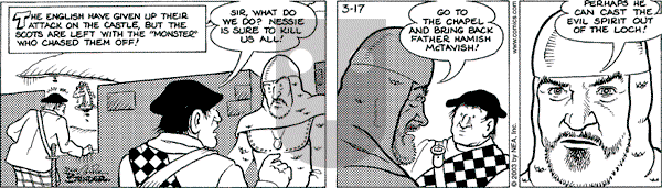Alley Oop on Monday March 17, 2003 Comic Strip
