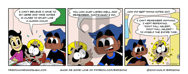 Little Fried Chicken and Sushi on Monday June 9, 2025 Comic Strip