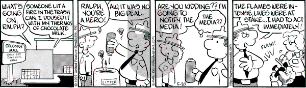 Drabble on Tuesday May 20, 1997 Comic Strip