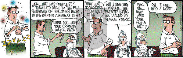 Monty on Wednesday March 17, 2021 Comic Strip