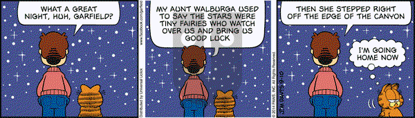 Garfield on Wednesday September 10, 2014 Comic Strip