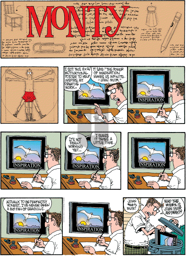 Monty on Sunday October 2, 2011 Comic Strip