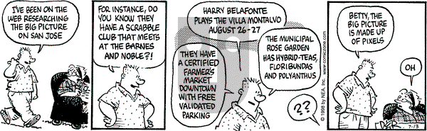Betty on Monday July 13, 1998 Comic Strip