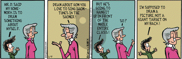 Grand Avenue on Saturday January 7, 2017 Comic Strip