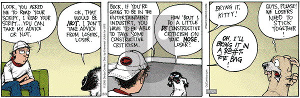 Get Fuzzy on Monday February 3, 2014 Comic Strip