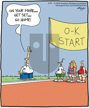 In the Bleachers on Wednesday May 20, 2020 Comic Strip