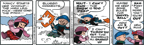 Nancy on Wednesday March 9, 2011 Comic Strip