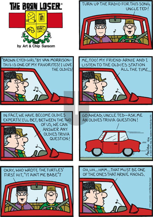 The Born Loser on Sunday February 19, 2023 Comic Strip