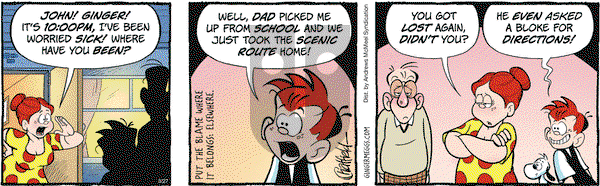Ginger Meggs on Thursday March 27, 2025 Comic Strip