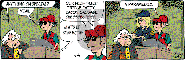 Lola on Thursday April 9, 2015 Comic Strip