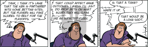 Tank McNamara on Thursday April 3, 2025 Comic Strip