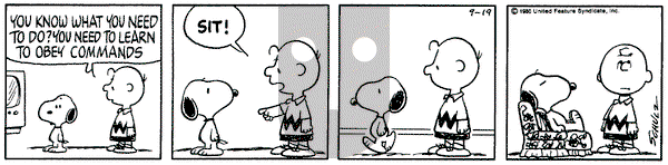 Peanuts - Friday September 19, 1980 Comic Strip