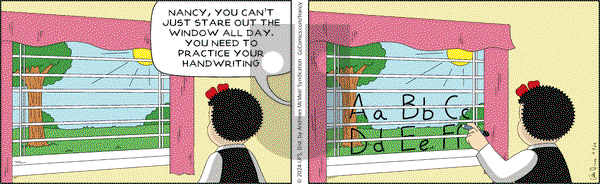 Nancy - Saturday September 7, 2024 Comic Strip