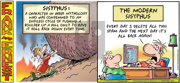 Frank and Ernest on Sunday February 7, 2010 Comic Strip