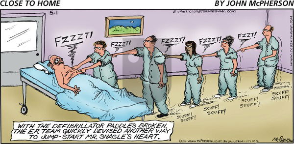 Close to Home on Sunday May 1, 2016 Comic Strip