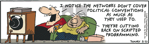 Frank and Ernest on Monday August 25, 2008 Comic Strip