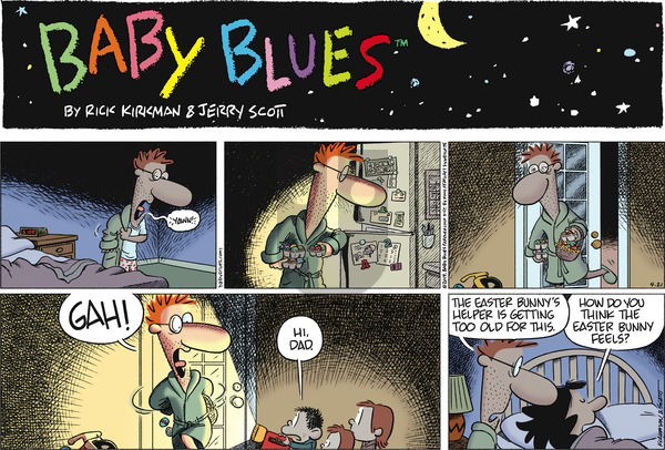 Baby Blues on Sunday April 21, 2019 Comic Strip