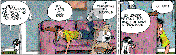 Get Fuzzy on Thursday August 5, 2004 Comic Strip