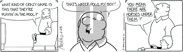 The Born Loser - Saturday February 28, 1998 Comic Strip