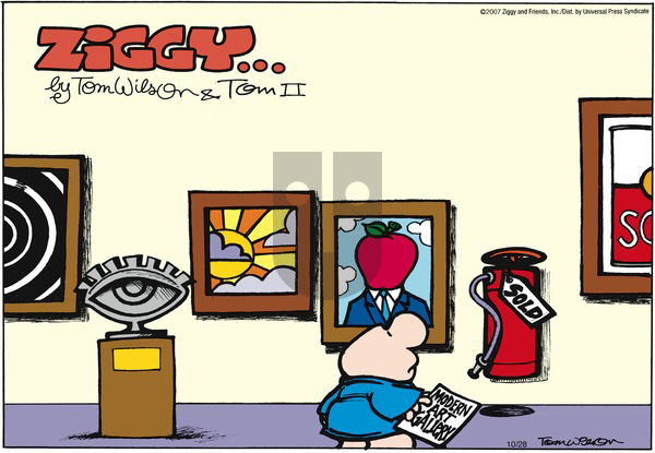 Ziggy on Sunday October 28, 2007 Comic Strip