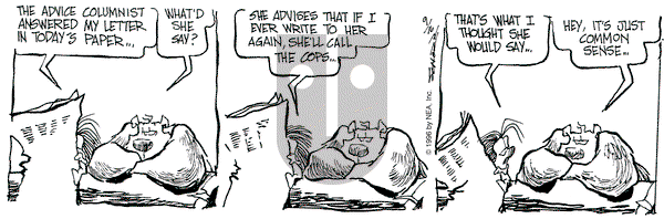 The Grizzwells on Monday September 16, 1996 Comic Strip