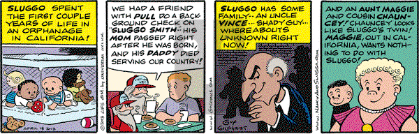 Nancy on Thursday April 18, 2013 Comic Strip