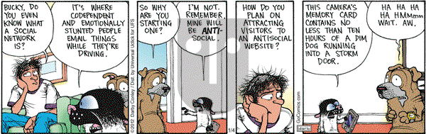 Get Fuzzy on Wednesday January 4, 2012 Comic Strip