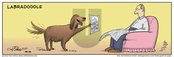 Looks Good on Paper - Wednesday September 25, 2019 Comic Strip