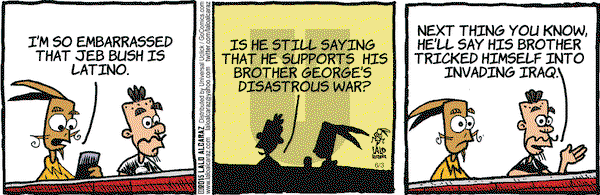 La Cucaracha on Wednesday June 3, 2015 Comic Strip