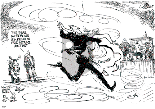 Pat Oliphant on Wednesday July 27, 2005 Comic Strip